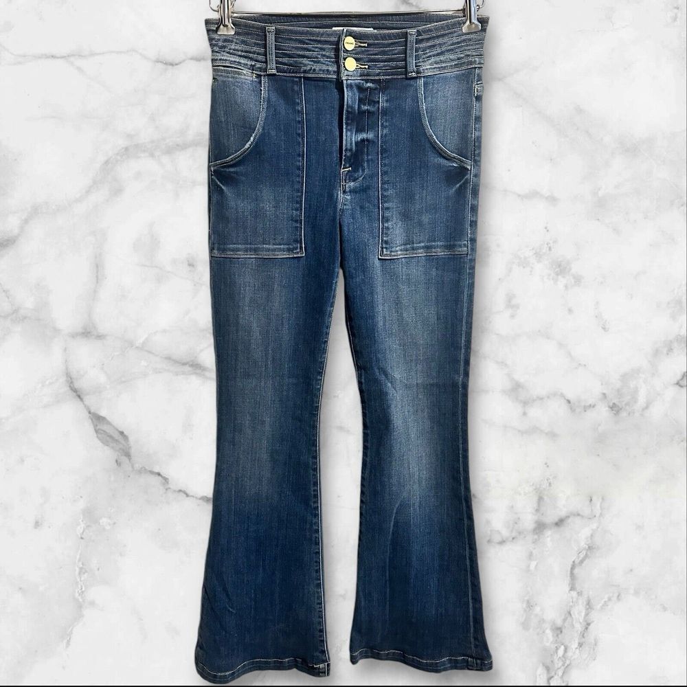 FRAME Le High Flare Light Wash ‎ Jeans Sz 27